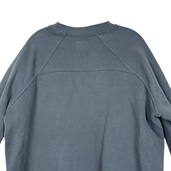 All Fenix Poppy Sweater Size M Zip Seam Raglan Sleeve Crewneck Vintage Black - Picture 10 of 14